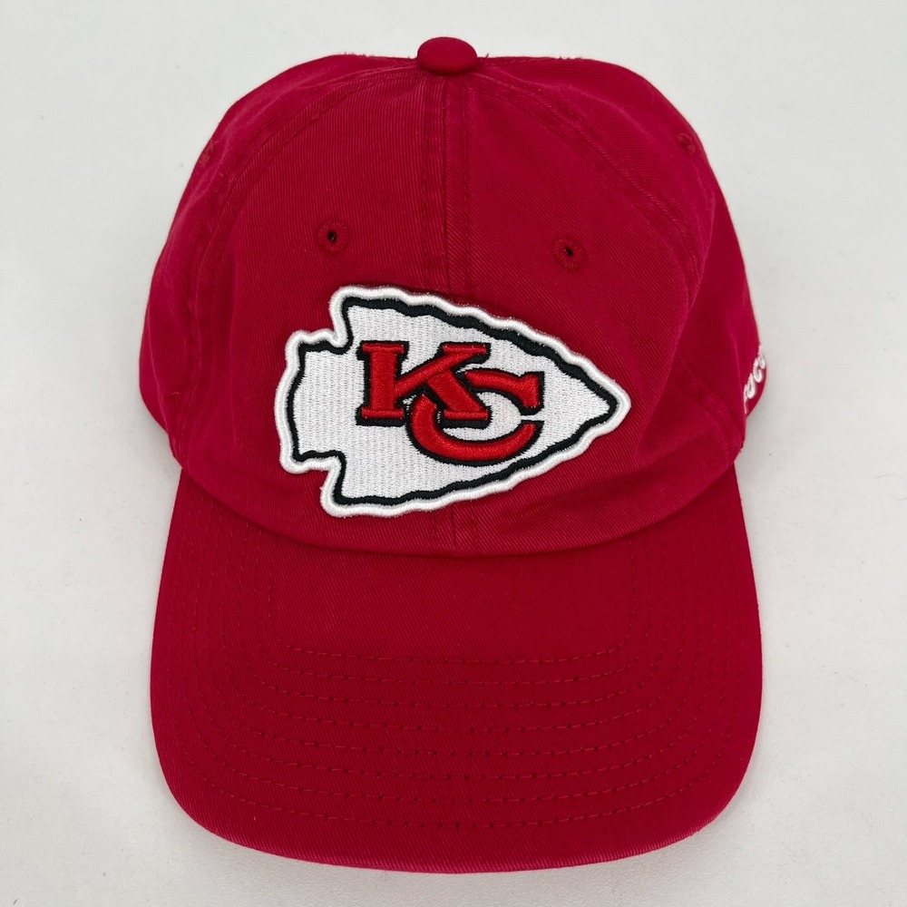 FOCO Kansas City Chiefs NFL Red Adjustable Baseball Hat Cap Mens OSFA